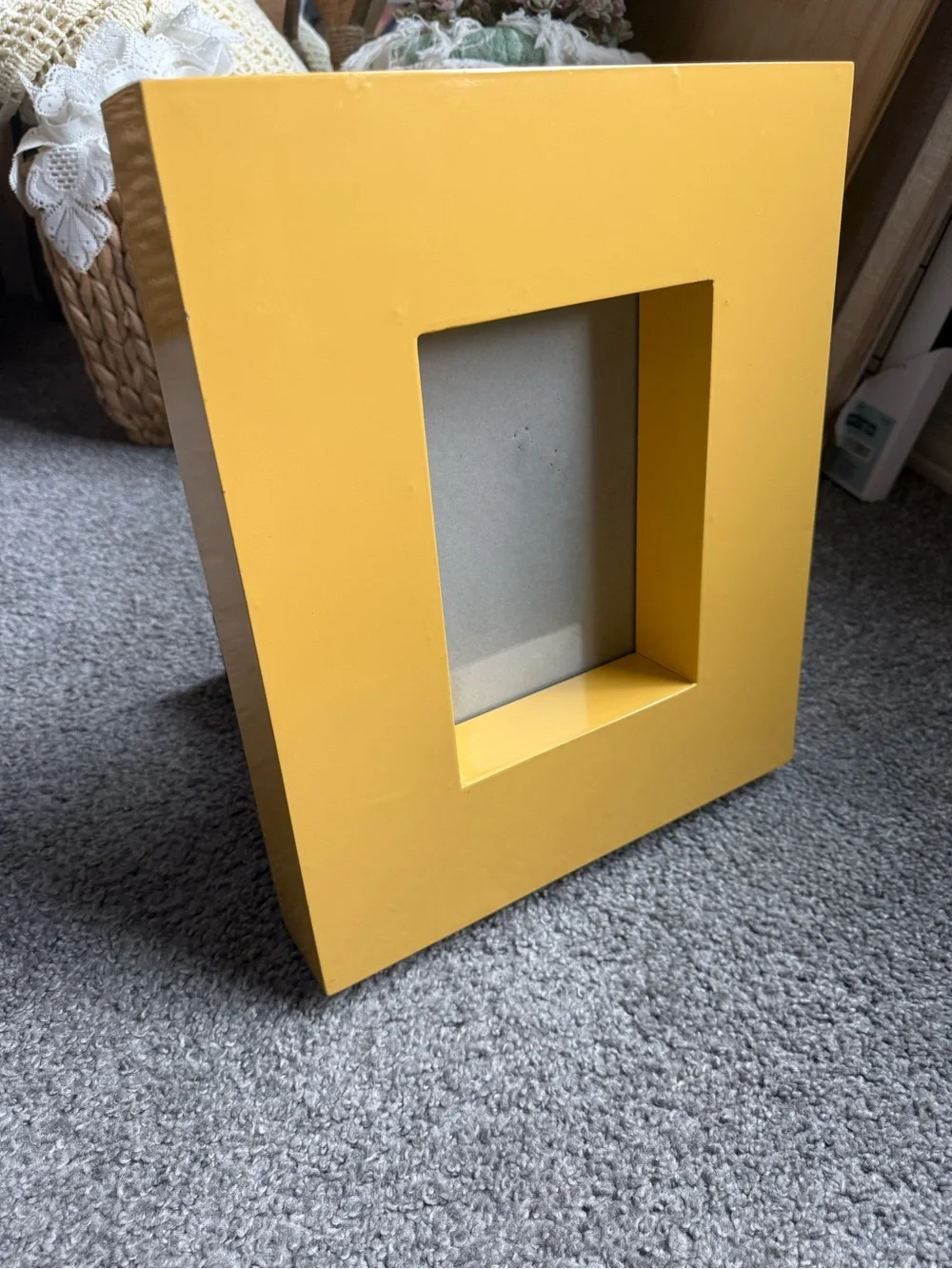 Unique 2 inch Thick Sunshine Yellow 5x7 Picture Frame - Brand Unspecified